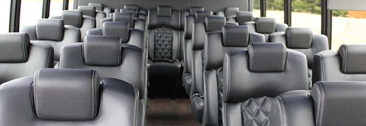 Ford F550 Luxury Shuttle Bus (24-28 Passenger) Interior